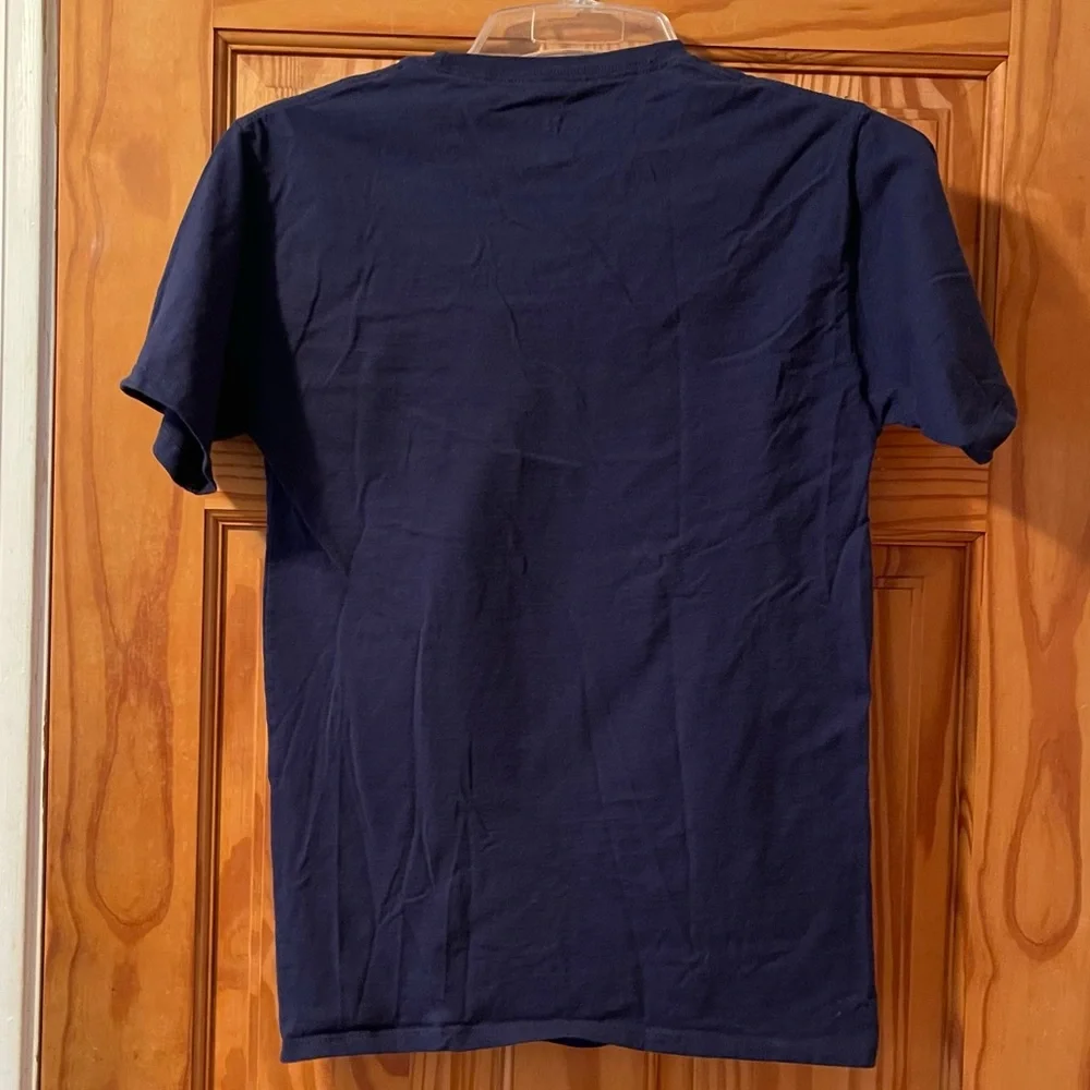 Champion Dark Blue Men's Tee with Logo - Picture 7 of 7
